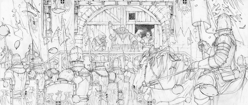 Illustration for article titled The Beautiful Sketches Behind The Witcher 3's Ending